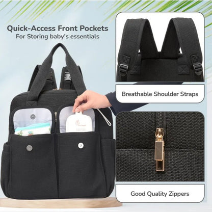 R For Rabbit - Caramello Breezy - Diaper Bags - Black
