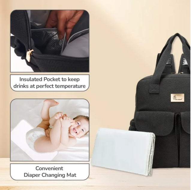 R For Rabbit - Caramello Breezy - Diaper Bags - Black