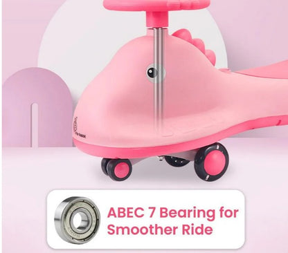 R For Rabbit - Iya Iya Dino Swing Car - Pink