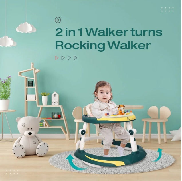 R For Rabbit - Little Feet Plus Walker - Green Yellow