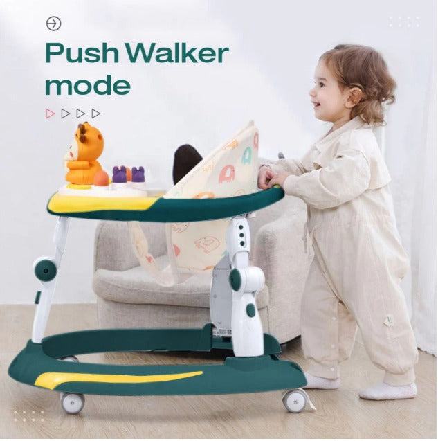 R For Rabbit - Little Feet Plus Walker - Green Yellow