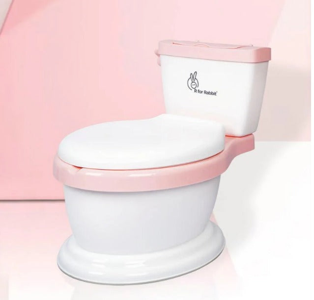R For Rabbit - Little Grownup Potty Seat  - White Pink