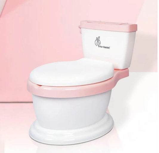 R For Rabbit - Little Grownup Potty Seat  - White Pink