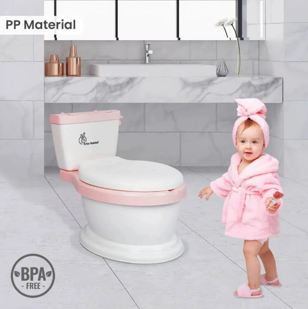R For Rabbit - Little Grownup Potty Seat  - White Pink