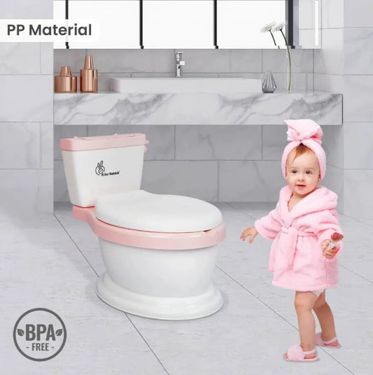 R For Rabbit - Little Grownup Potty Seat  - White Pink