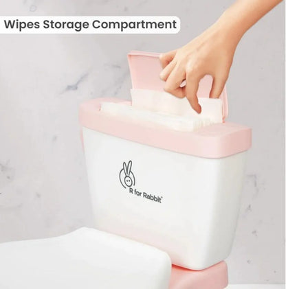 R For Rabbit - Little Grownup Potty Seat  - White Pink
