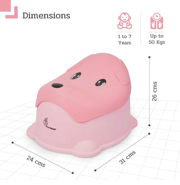 R For Rabbit - Puppy Potty Seat  - Pink