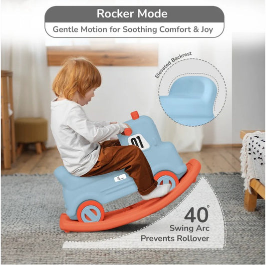 R For Rabbit - Rock N Ride - Blue Orange
