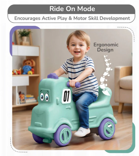R For Rabbit - Rock N Ride - Green Purple
