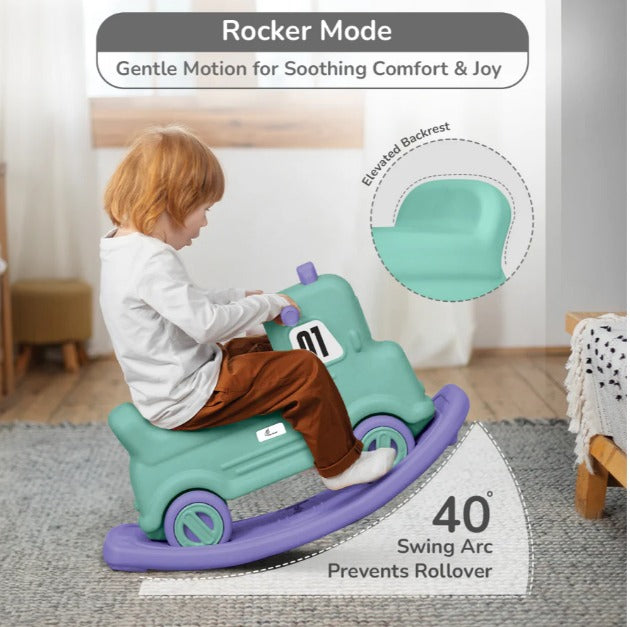 R For Rabbit - Rock N Ride - Green Purple