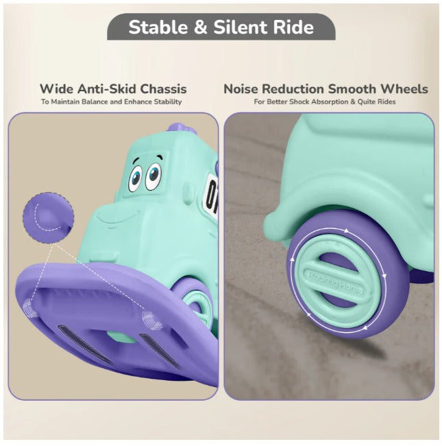 R For Rabbit - Rock N Ride - Green Purple