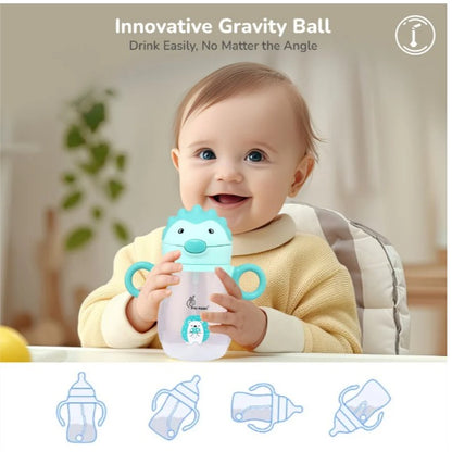 R For Rabbit - Spikey Baby Straw Sipper - Lake Blue