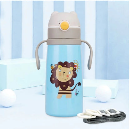 R For Rabbit - Steebo Safari Sippy Water Bottle - Blue Lion