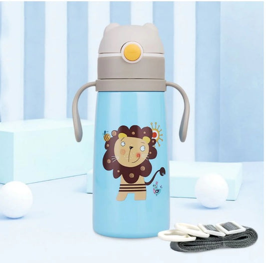 R For Rabbit - Steebo Safari Sippy Water Bottle - Blue Lion