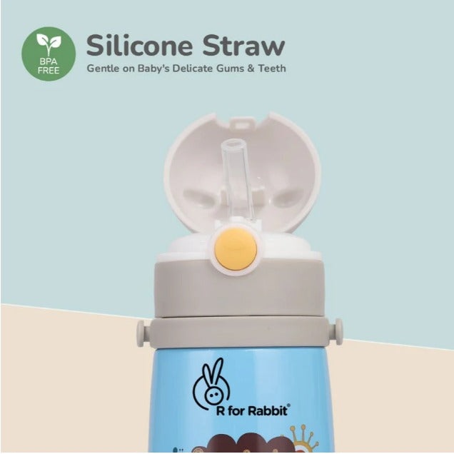 R For Rabbit - Steebo Safari Sippy Water Bottle - Blue Lion