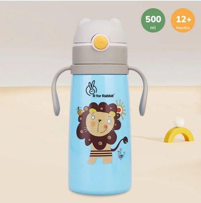 R For Rabbit - Steebo Safari Sippy Water Bottle - Blue Lion