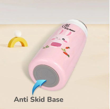 R For Rabbit - Steebo Safari Sippy Water Bottle - Pink Bunny
