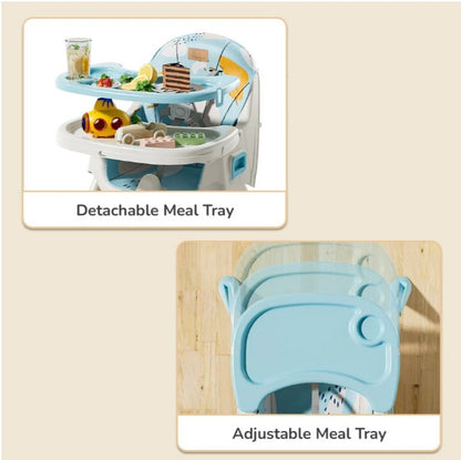 R for Rabbit - Sugar Doodle  Plus - High Chair - Lake Blue
