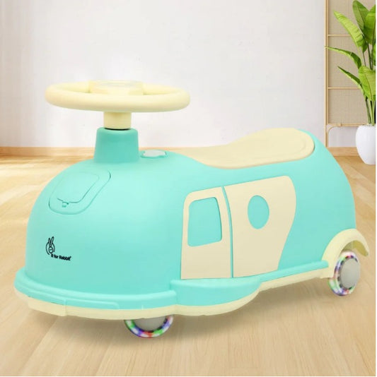 R for Rabbit -Iya Iya Caravan - Swing car - Green Beige