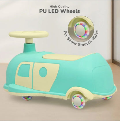 R for Rabbit -Iya Iya Caravan - Swing car - Green Beige