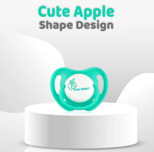 R for Rabbit - Apple Pacifier-L - Pacifier - Green