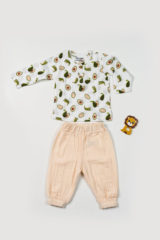 Muslin Casuals KF Avocado with Dew
