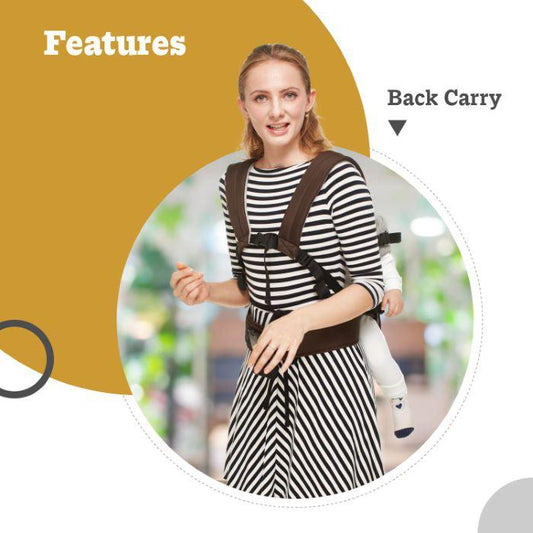 R for Rabbit - New Cuddle Snuggle - Baby Carrier - Brown Grey