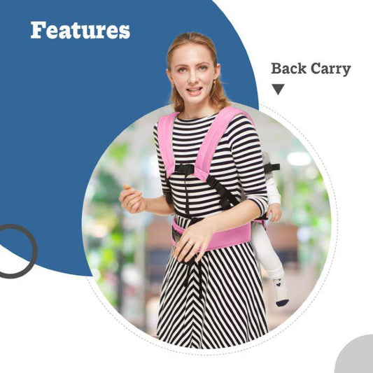 R for Rabbit - New Cuddle Snuggle - Baby Carrier - Pink Grey