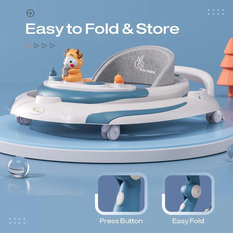 R for Rabbit - Little Feet Plus - Baby Walker - Blue