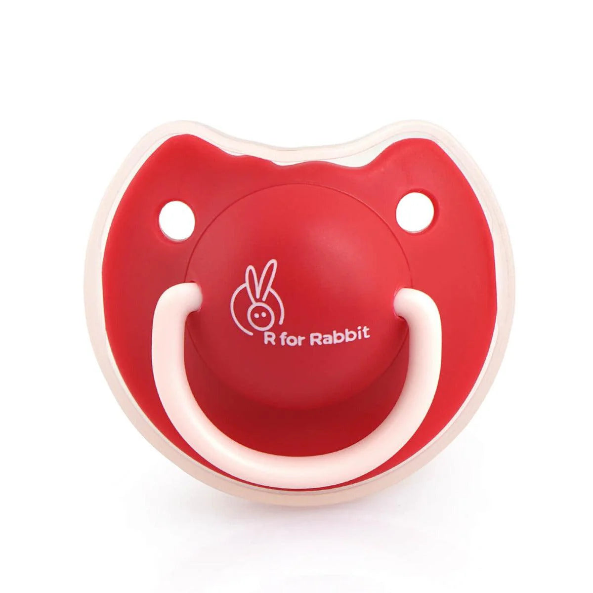 R for Rabbit - Apple Pacifier-M - Pacifier - Pink